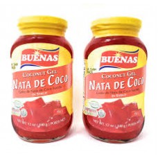 Buenas Coconut Gel in Syrup- Red