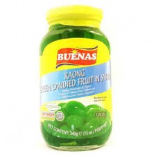 Buenas Kaong Green Candied Fruit in Syrup