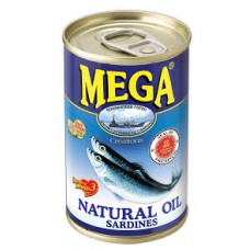 Mega Sardines in Natural Oil